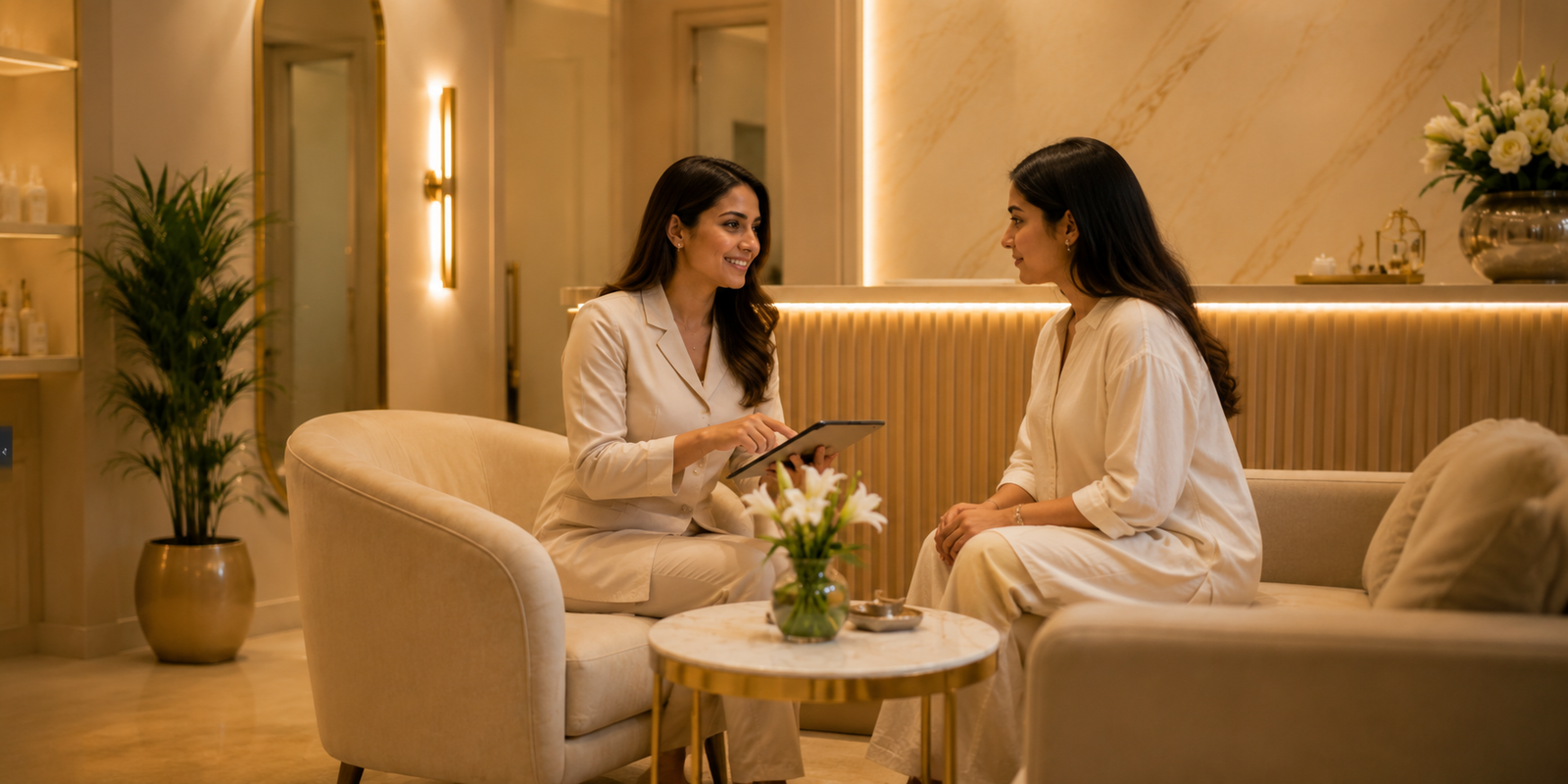 Auréance Studio consultation and personalised client care