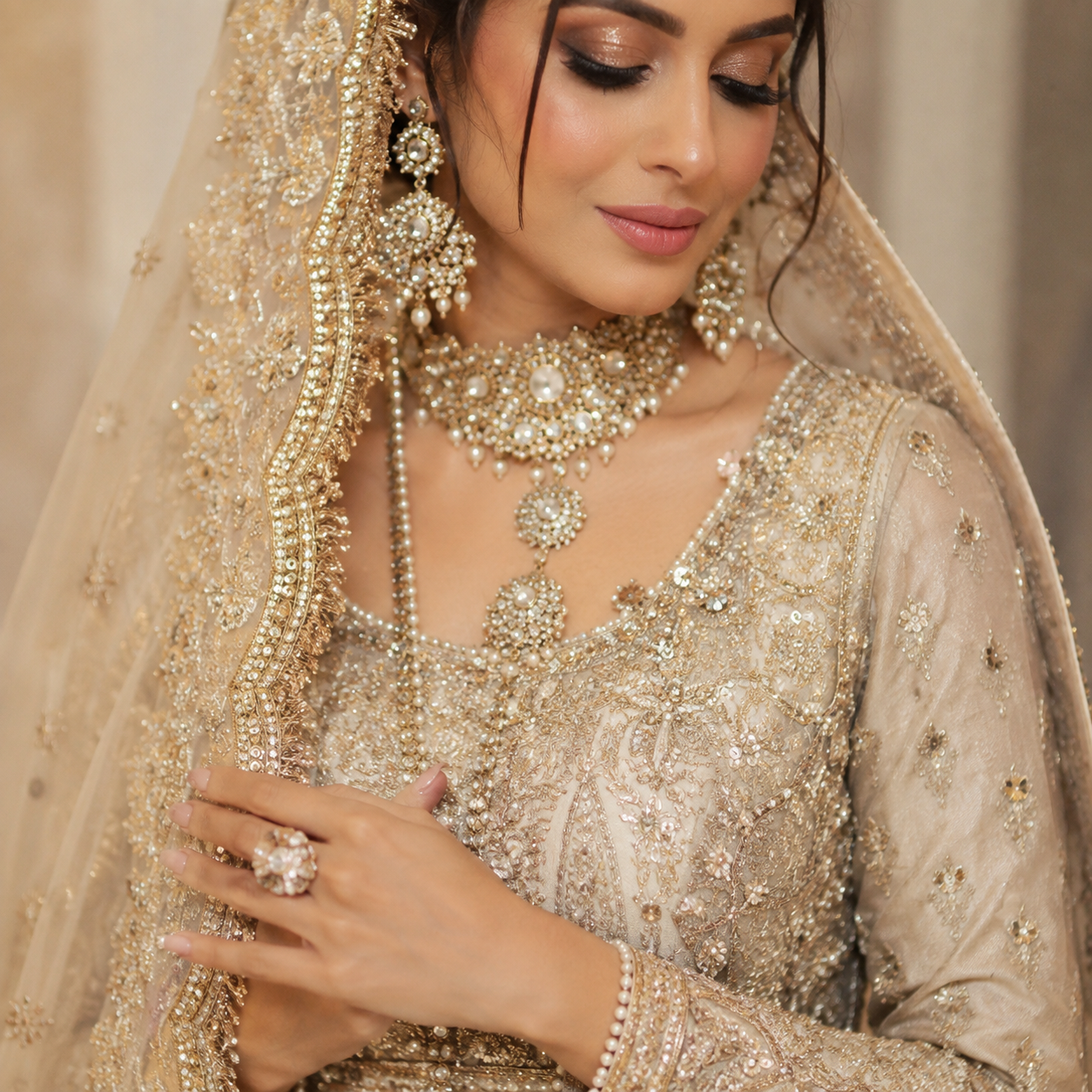 Auréance bridal makeup and styling detail