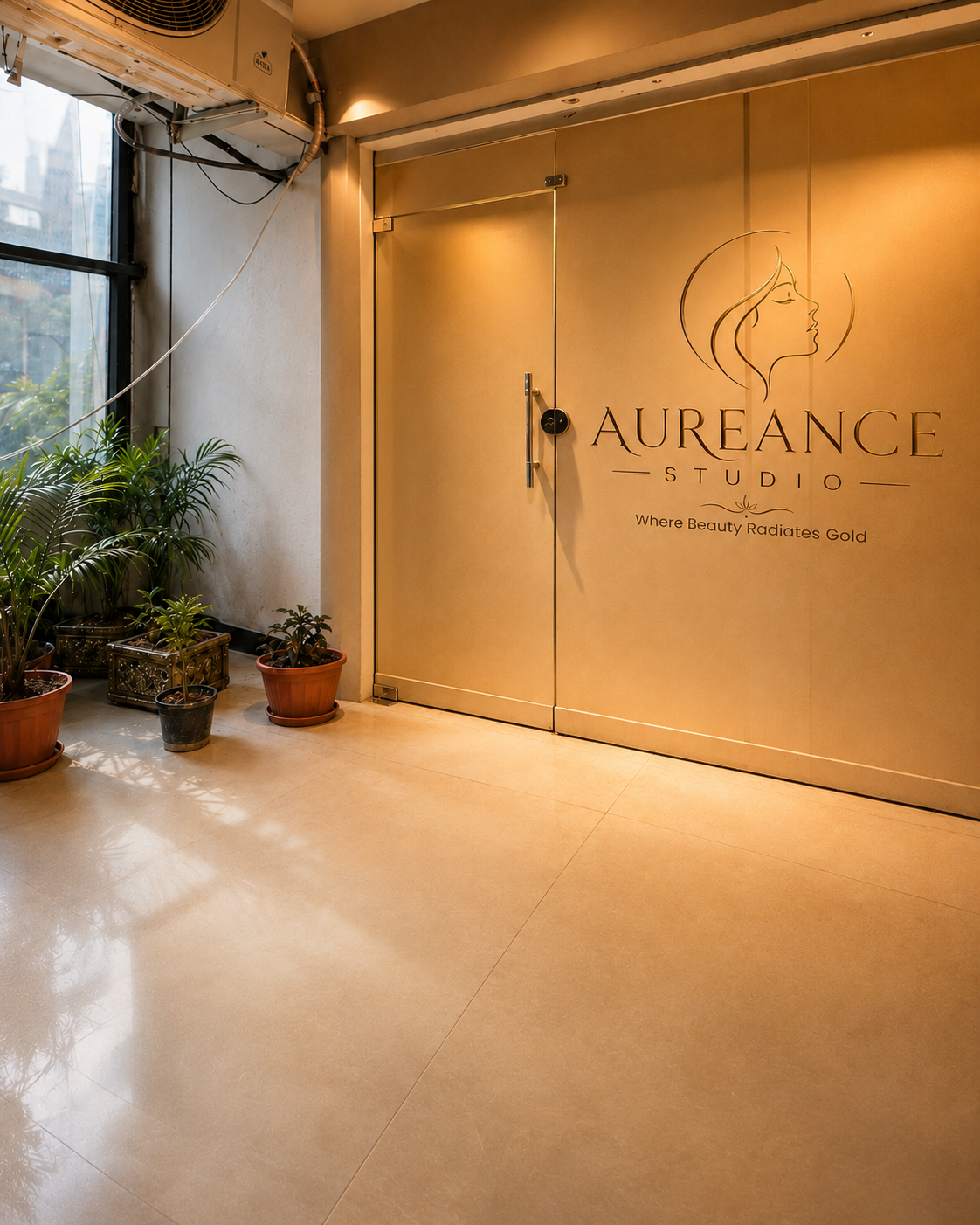Entrance of Auréance Studio in F-11 Markaz Islamabad
