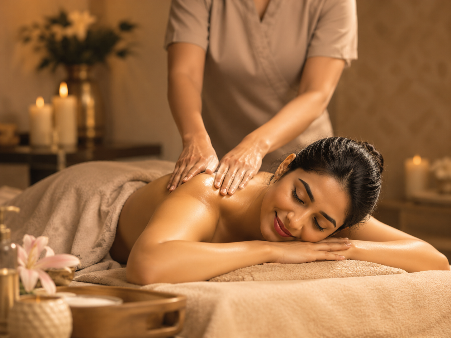 Relaxing spa and wellness service at Auréance Studio