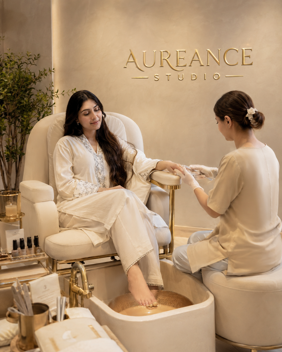Auréance Signature Manicure and Pedicure experience