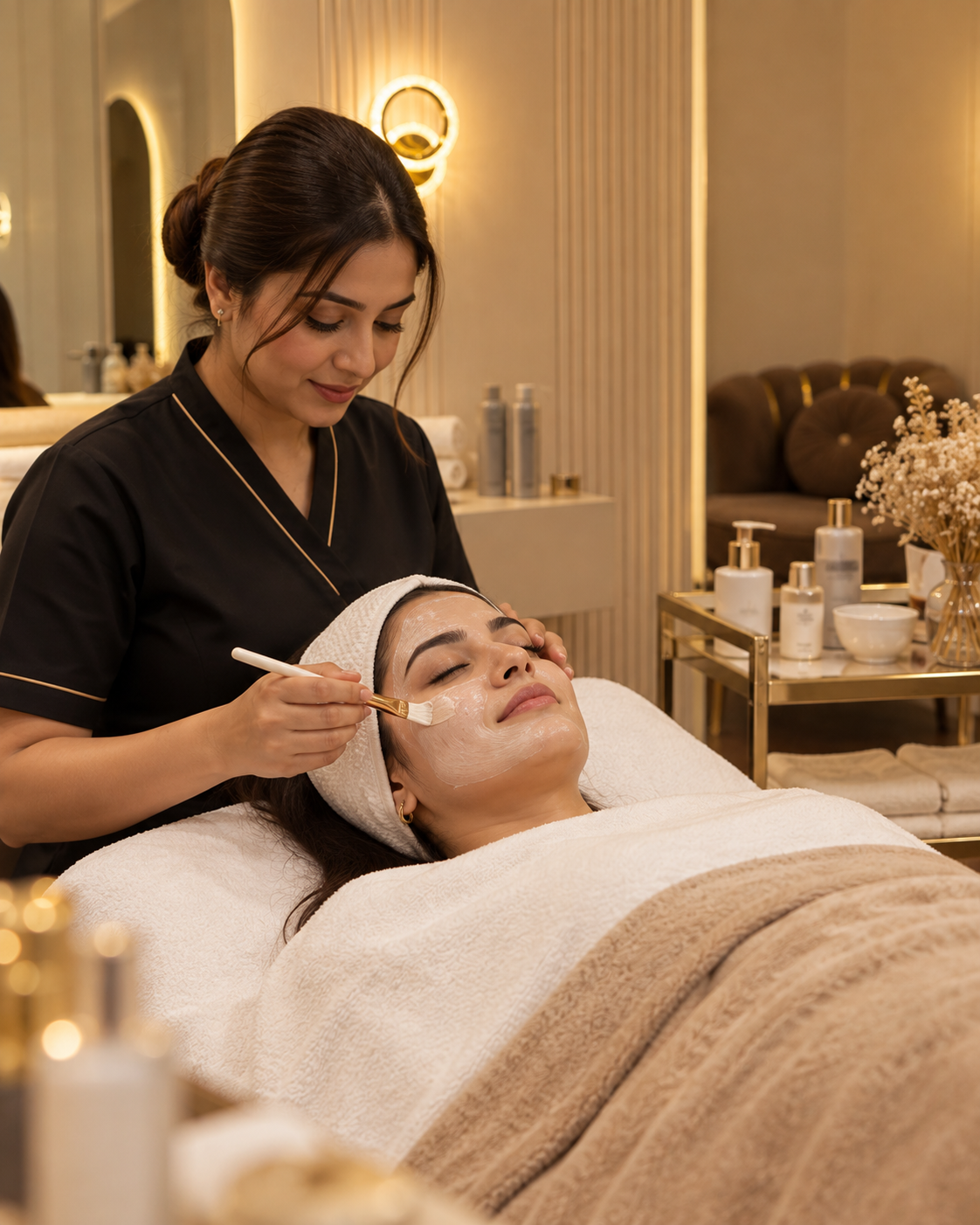 Premium Auréance Studio treatment experience for a new guest